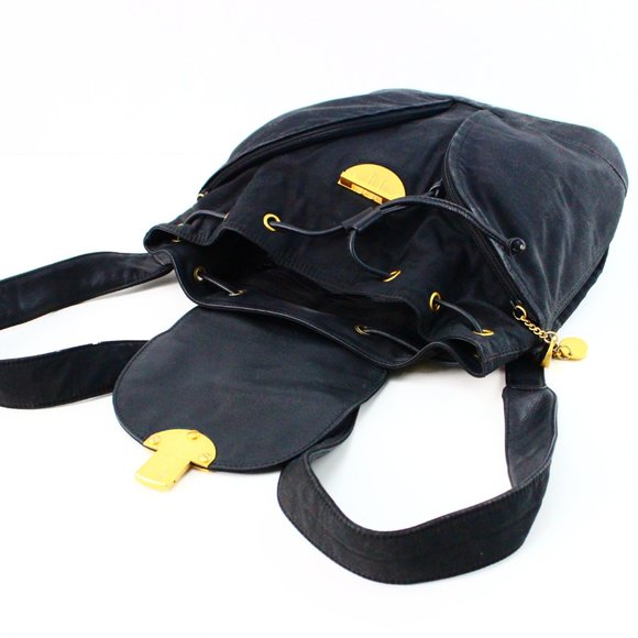 Dona Karan backpack leather and nylon - Picture 7 of 7